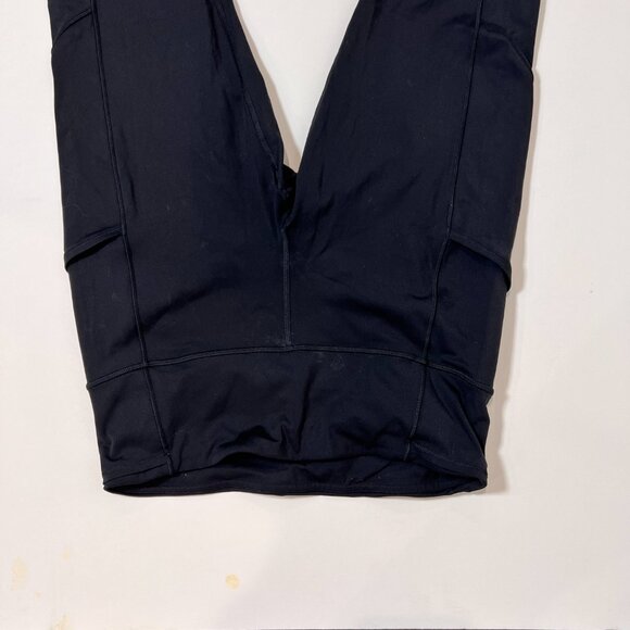 Lululemon Fast & Free w/Pockets Black Leggings Size 8 - Picture 3 of 5